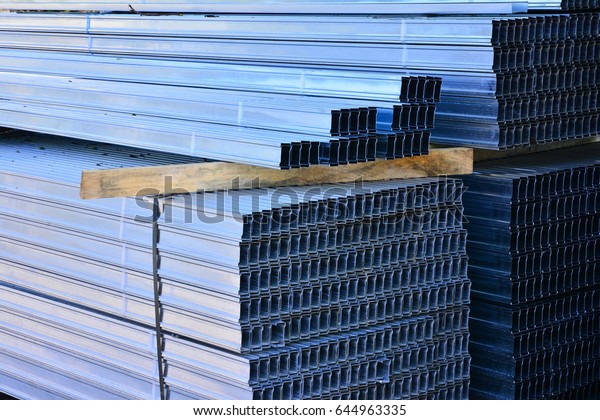 Aluminum Molding Aluminum Channel Shape Steel Stock Photo Edit Now 644963335