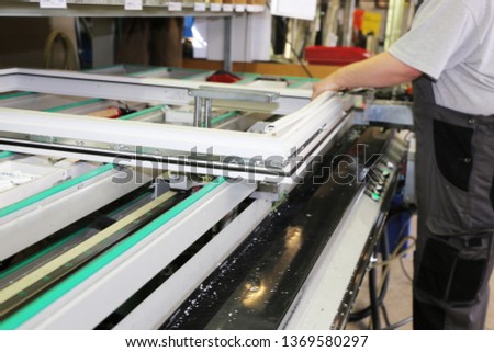 Aluminum and PVC Window production 
