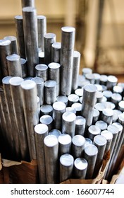 Aluminum Rods In Smelting Plant