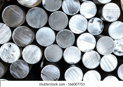 Aluminum Rods In Smelting Plant