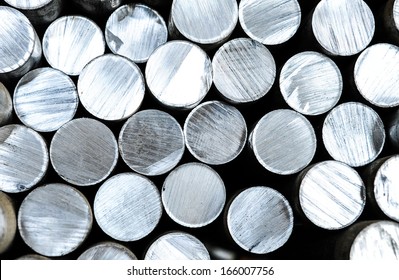 Aluminum Rods In Smelting Plant