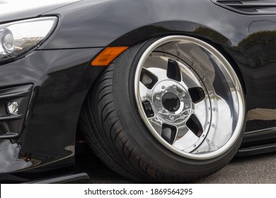 Aluminum wheels for modified cars - Shutterstock ID 1869564295