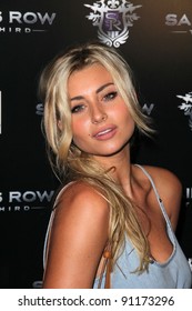 Aly Michalka At The Saints Row: The Third Game Pre-Launch Event, Supperclub, Hollywood, CA. 10-12-11