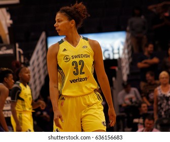 Alysha Clark Forward For The Seattle Storms At Talking Stick Resort Arena In Phoenix,AZ USA May 7,2017.