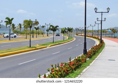 The Amador Causeway, Panama City, Panama