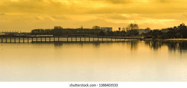 Amager Beach In The Twilight.