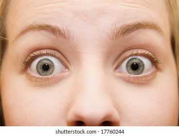 amaizing look of two female eyes - Shutterstock ID 17760244