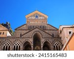 Amalfi Cathedral, Amalfi Coast, Peninsula of Sorrento, Campania, Italy, Europe.Duomo di Amalfi also known as Cattedrale di Sant
