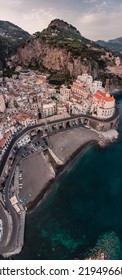 Amalfi Coast Aerial Shot Drone