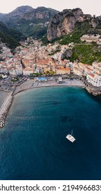 Amalfi Coast Aerial Shot Drone