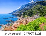 Amalfi Coast, Italy. View of the Amalfi town.