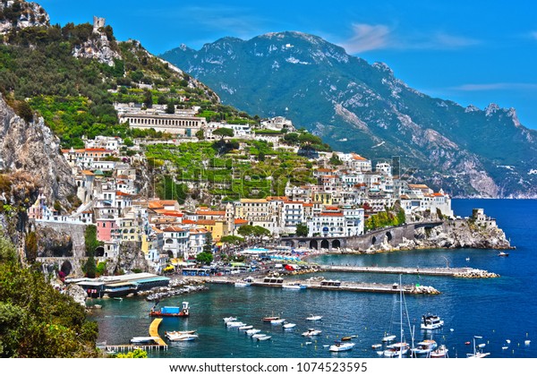 Amalfi Province Salerno Campania Italy Sports Recreation Stock Image 1074523595