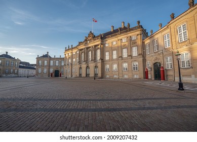 Amalienborg Palace - Frederick VIII's Palace, Crown Prince Frederik Official Residence - Copenhagen, Denmark