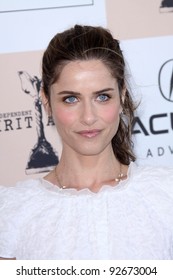 Amanda Peet At The 2011 Film Independent Spirit Awards, Santa Monica Beach, Santa Monica, CA 02-26-11