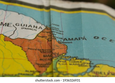 Amapa On Brazil Travel Map