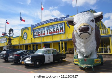 Amarillo, Texas, USA - August 24, 2022 - The Big Texan Steak Ranch And Motel