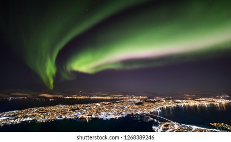 Amazing Aurora Show Over Tromso