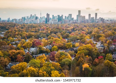 Amazing autumn aerial photography of Toronto