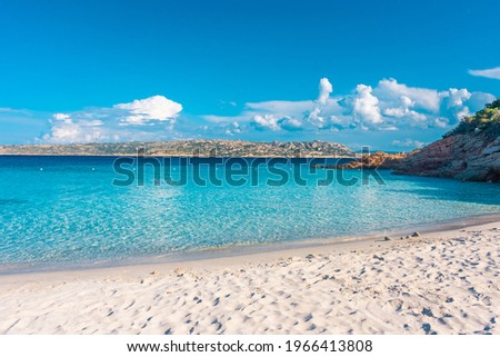 Amazing beach of Spargi island, Maddalena Archipelago, Sardinia, Italy