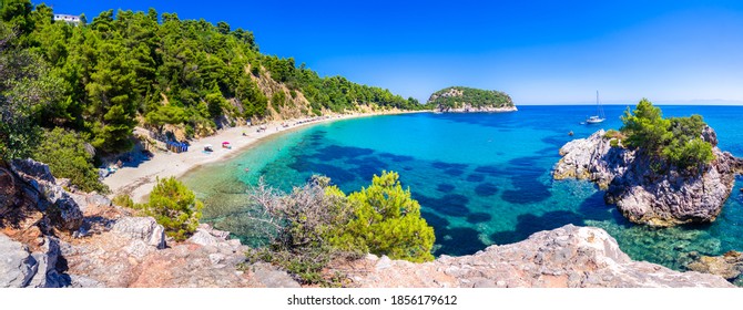 Amazing Beach Stafilos, Skopelos, Greece.