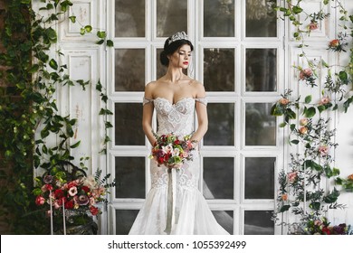 Busty Wedding Dress Stock Photos Images Photography Shutterstock