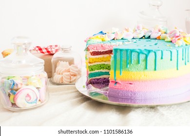 Amazing Birthday Cake With Other Sweets