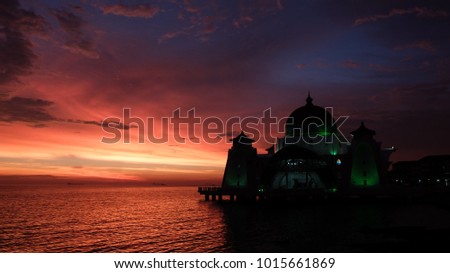 amazing breathtaking sunset around