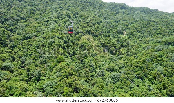 amazing cable car ride on pica isabel del torres in\
puerto plata