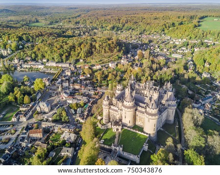 Amazing castle in Pierrefonds, France