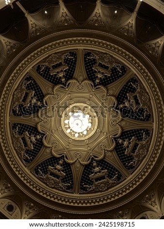 An amazing ceiling of Kyiv National Opera