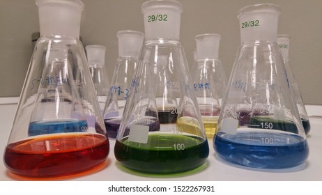 Amazing Chemistry Science At Laboratory . Chemical , Chemist , Colourful ,