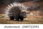 Amazing And Close Up Image Of Porcupine.