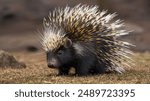 Amazing And Close Up Image Of Porcupine.