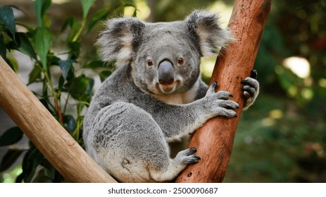 Amazing and closeup image of koala.