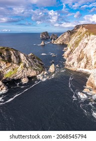 The amazing coastline at Port between Ardara and Glencolumbkille in County Donegal - Ireland