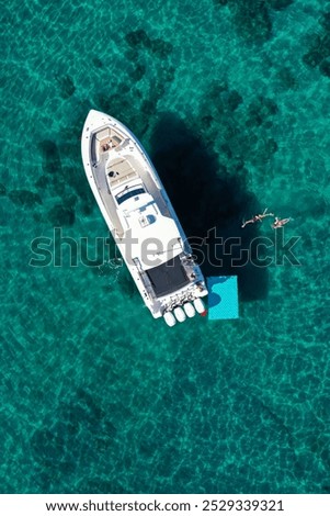 Similar – Aerial Drone View Of Old Shipwreck Ghost Ship Vessel