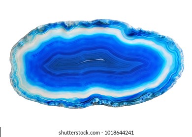 blue agate slice