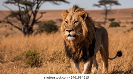 Amazing and dangerous image of lion - Powered by Shutterstock