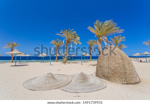 Amazing Dubai Nice Beach Beach Chairs Stock Photo Edit Now