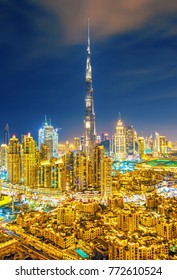 Amazing Dubai Skyline With Luxury City Center, Dubai, United Arab Emirates