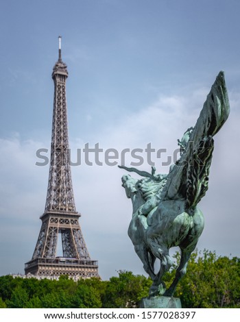 Amazing Eifle Tower in Paris.