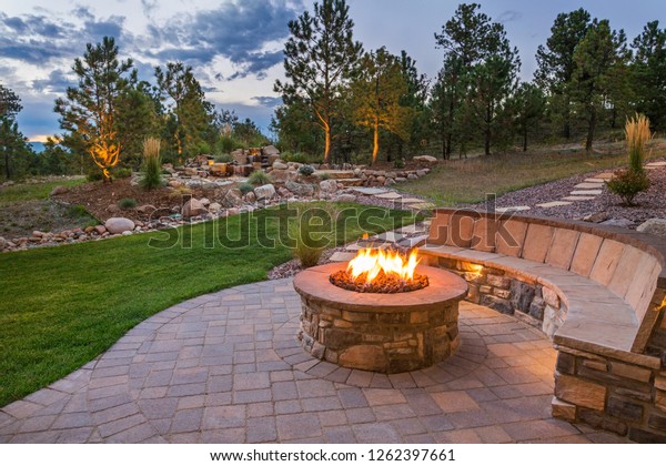 Amazing Fire Pit Royalty Free Stock Image