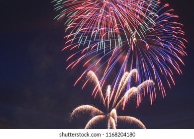 Amazing fireworks festival in Tsurumi river, Yokohama, Japan.
 - Powered by Shutterstock