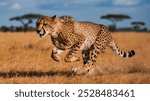 amazing image of Cheetah running.