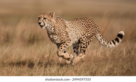 amazing image of Cheetah running.