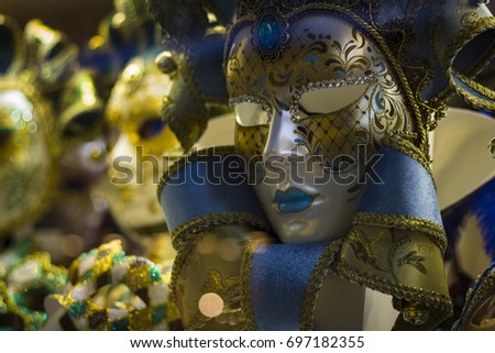 Amazing image of Venetian carnival masks