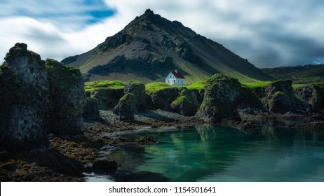 Amazing Landsape Of Arnarstapi A Small Village At Snæfellsnes Peninsula, Iceland