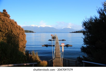 Amazing Landscape Around Te Anau Town In New Zealand.