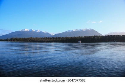 Amazing Landscape Around Te Anau Town In New Zealand.