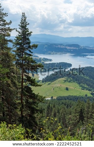 Amazing Landscape of Dospat  Reservoir, Smolyan Region, Bulgaria